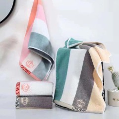 色纱小格, 色纱兔子, 色纱大老虎, 色纱笑脸, 色纱k字母,色纱小象, 色纱房子, 色纱皇冠, 色纱小花, 色纱枫叶等图案毛巾成人洗脸面巾柔软家用男女吸水加厚不掉毛礼品毛巾